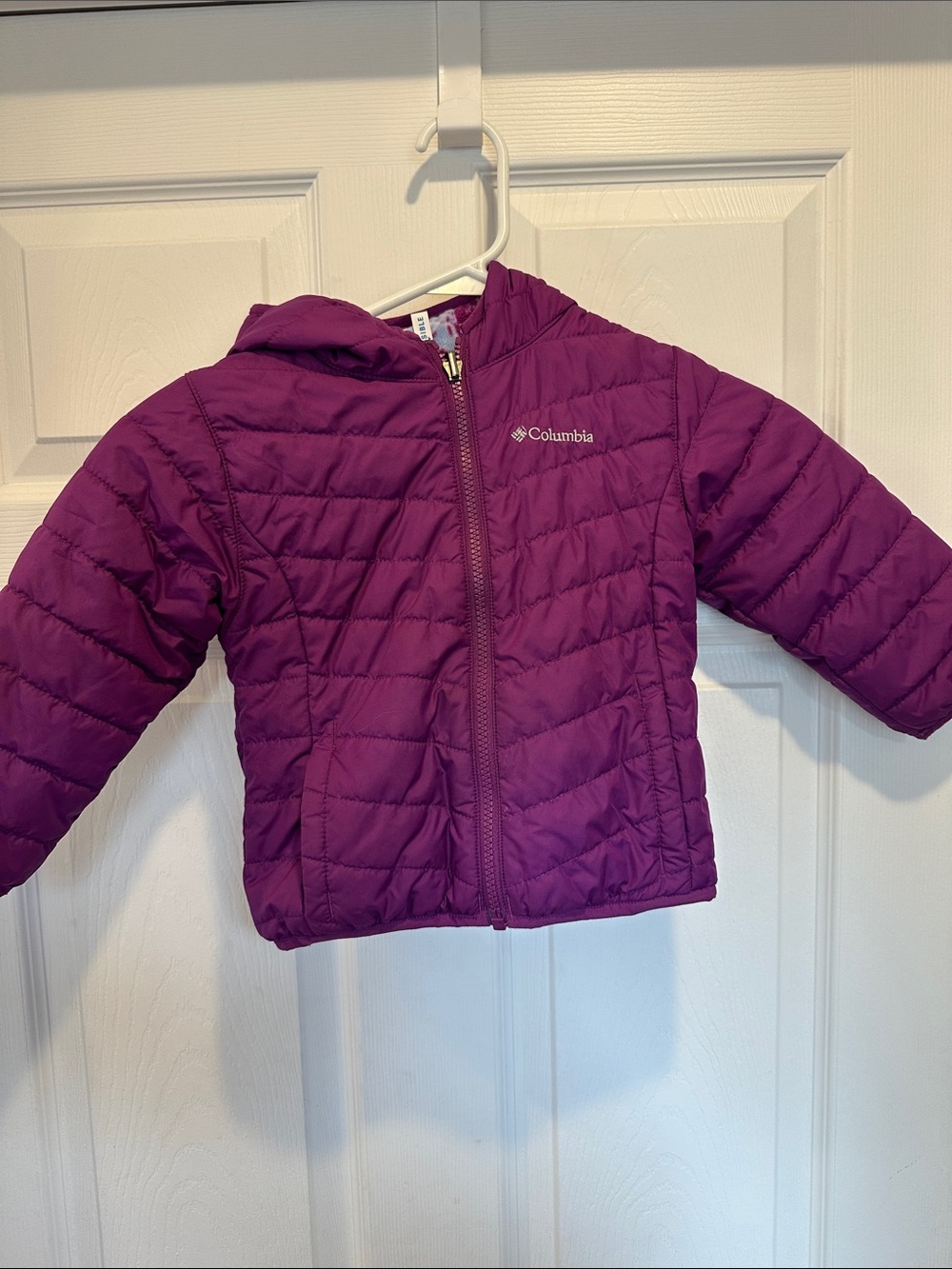 Columbia Kids Hooded Puffer Jacket - Deep Purple